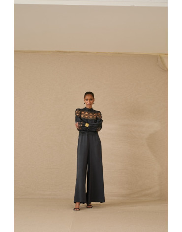 SOUVENIR Φόρμα Ολόσωμη με δανδέλα στο πάνω μέρος, έντονο μανίκι με μεγάλη μανσέτα S39MO289