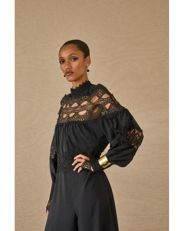 SOUVENIR Φόρμα Ολόσωμη δανδέλα στο πάνω μέρος έντονο μανίκι με μεγάλη μανσέτα S39MO289