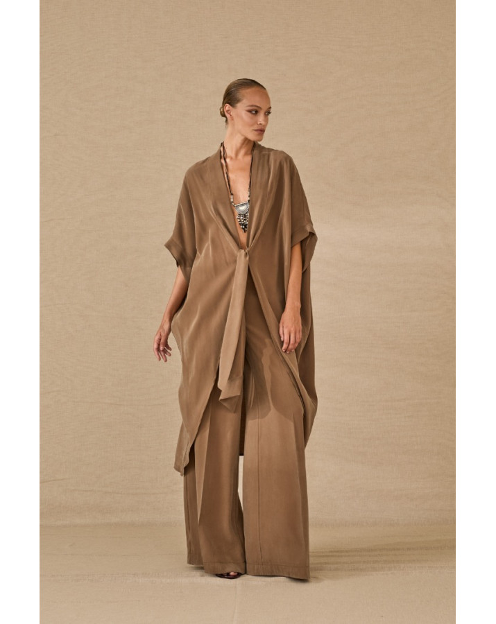 SOUVENIR ΤΟΥΝΙΚ ΜΑΚΡΥΑ ΜΕ ΚΟΝΤΟ ΜΑΝΙΚΙ ΚΑΙ ΔΕΣΙΜΟ ΜΠΡΟΣΤΑ W39S0243-SS26