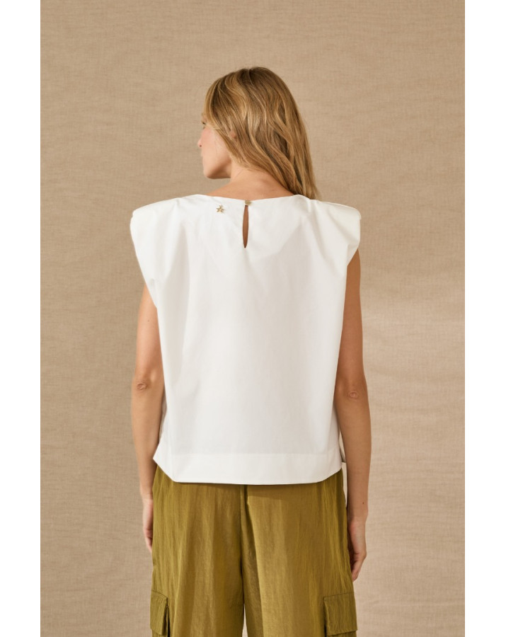 SOUVENIR ΛΕΥΚΟ ΤΟΠ T39R0133-SS26