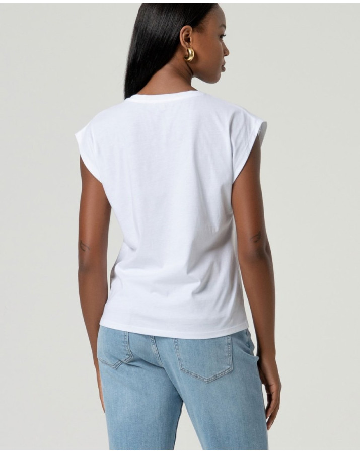 SURKANA Αμάνικο μπλουζάκι με V λαιμόκοψη POSΙ011