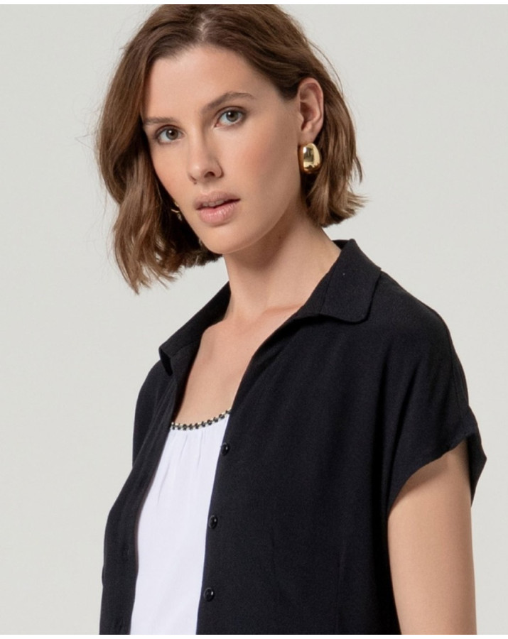 SURKANA Αμάνικο πουκάμισο με εφαρμοστή μέση. BALI125