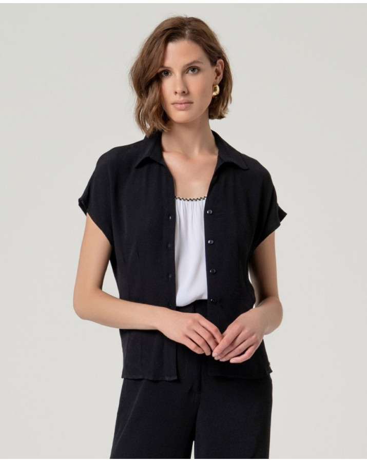 SURKANA Αμάνικο πουκάμισο με εφαρμοστή μέση. BALI125