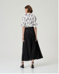 SURKANA Μαύρη μάξι φούστα BAMO617
