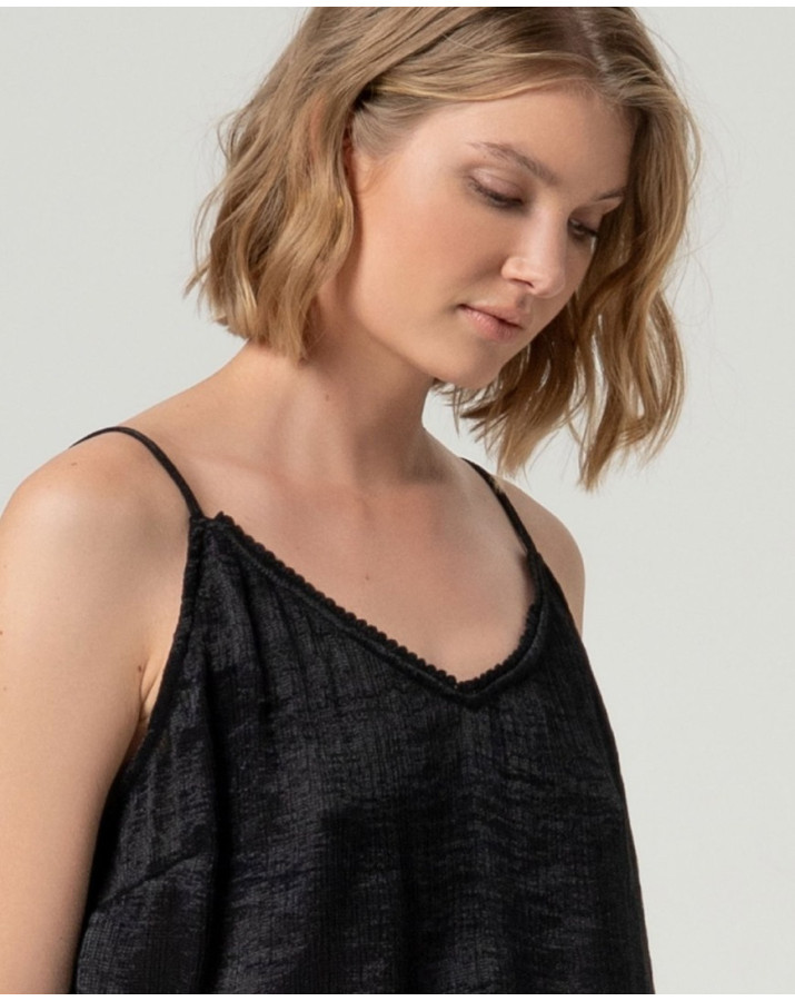 SURKANA Μπλούζα με V ντεκολτέ και τιράντες KIBO023