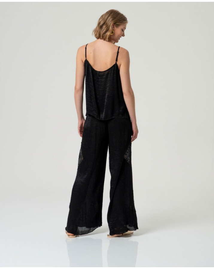 SURKANA Παντελόνα με κροσέ λεπτομέρειες KIBO524