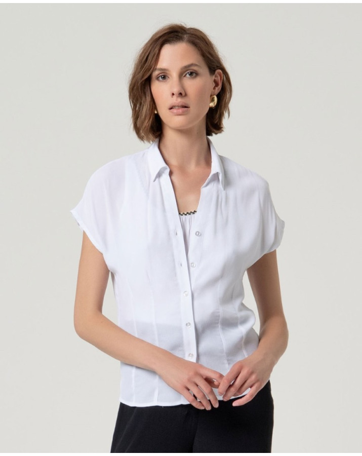 SURKANA Αμάνικο πουκάμισο με εφαρμοστή μέση. BALI125