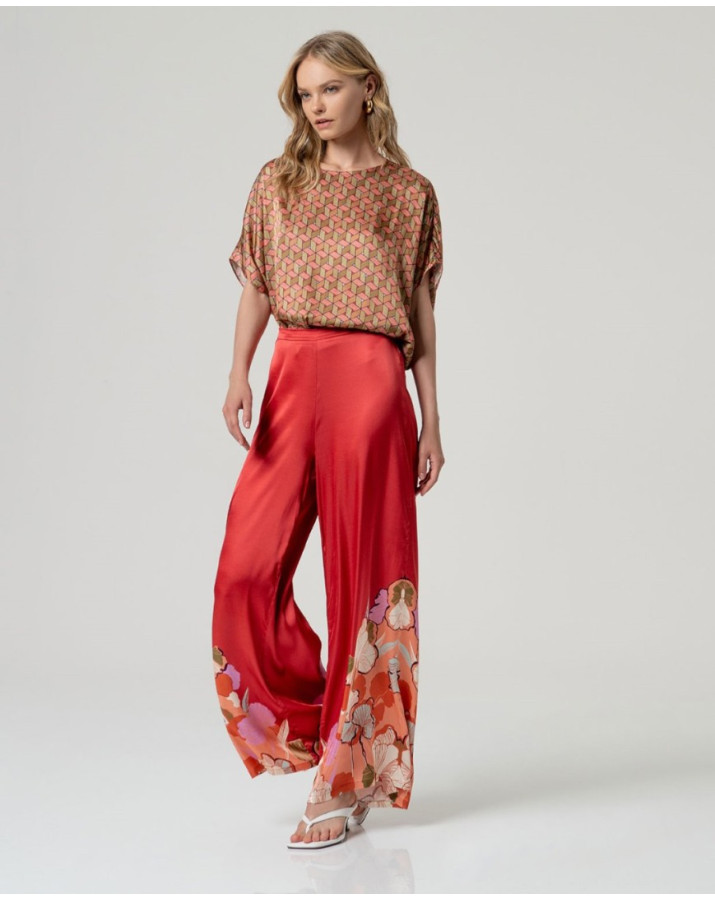 SURKANA Παντελόνι με φαρδιά γραμμή HISA525