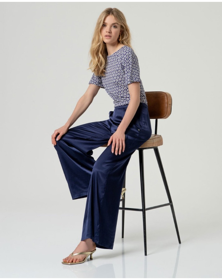 SURKANA Ψηλόμεσο παντελόνι με φαρδιά γραμμή στο μπατζάκι HIEN523