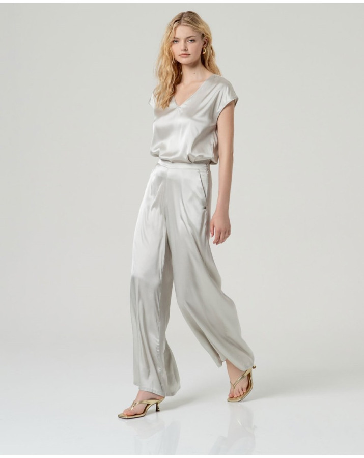 SURKANA Ψηλόμεσο παντελόνι με φαρδιά γραμμή στο μπατζάκι HIEN523