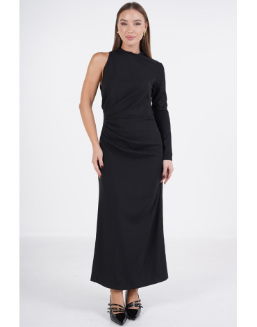 TENSIONE ΜΑΚΡΥ ΜΑΥΡΟ ΦΟΡΕΜΑ ΜΕ ΕΝΑ ΜΑΝΙΚΙ AI24548