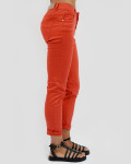 Jean παντελόνι Queguapa βαμβακερό κόκκινο 
