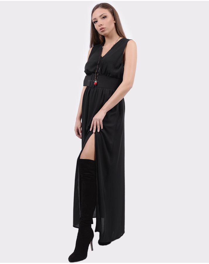Μαύρο φόρεμα μακρύ 
