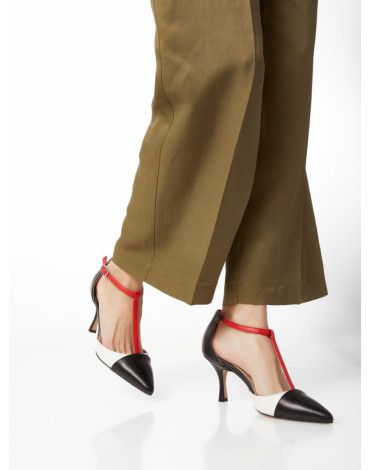 OVYE NCBIANCANAPNERO MULES ΤΡΙΧΡΩΜΟ