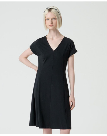 SURKANA Αμάνικο μίντι φόρεμα με φούστα με φούστα Μαύρο 515LIPO711 SURKANA Αμάνικο μίντι φόρεμα με φούστα με φούστα Μαύρο 515LIPO711