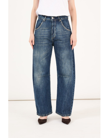 PHILIA LOFT ΜΠΛΕ ΞΕΒΑΜΜΕΝΟ ΤΖΙΝ ΜΕ ΜΠΕΖ ΡΑΦΕΣ Ο0043