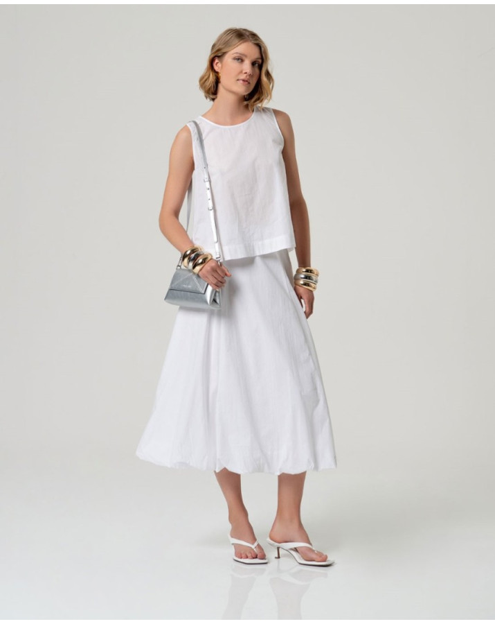 SURKANA Αμάνικο τοπ με στρογγυλή λαιμόκοψη. BAKU126