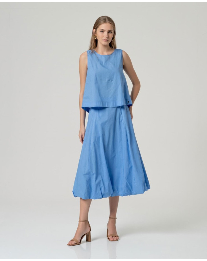 SURKANA Αμάνικο τοπ με στρογγυλή λαιμόκοψη. BAKU126