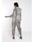 LOKITA Παντελονί λεόπαρ με λάστιχο στην μέση LOK83096