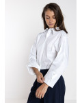 LOKITA Πουκάμισο λευκό βαμβακερό LOK17