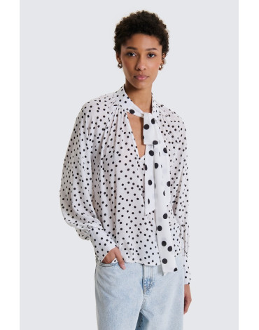 TWO WAY ΠΟΥΑ ΜΠΛΟΥΖΑ ΜΕ ΔΕΣΙΜΟ ΣΤΟ ΛΑΙΜΟ AB26SP1034