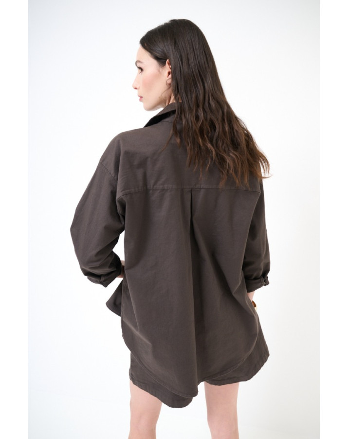 KIKISIX ΚΟΝΤΟΜΑΝΙΚΟ ΠΟΥΚΑΜΙΣΟ KXCM2145MOR-