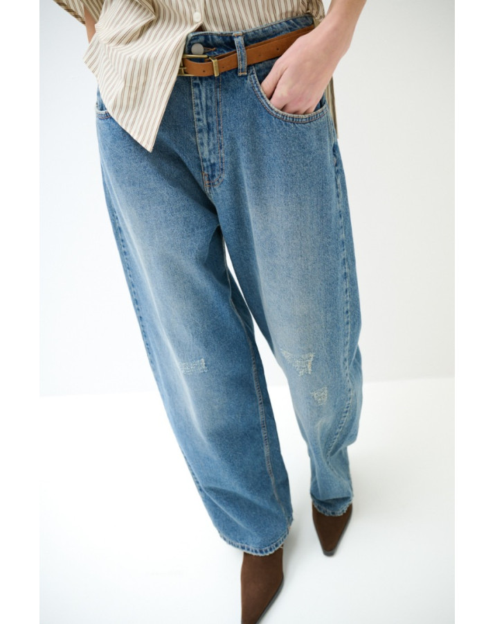 KIKISIX ΜΠΛΕ ΤΖΙΝ ΜΕ ΦΑΡΔΙΑ ΓΡΑΜΜΗ KXPA1910BLU