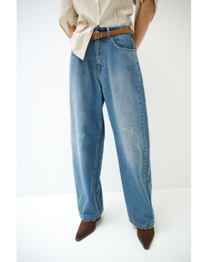 KIKISIX ΜΠΛΕ ΤΖΙΝ ΜΕ ΦΑΡΔΙΑ ΓΡΑΜΜΗ KXPA1910BLU