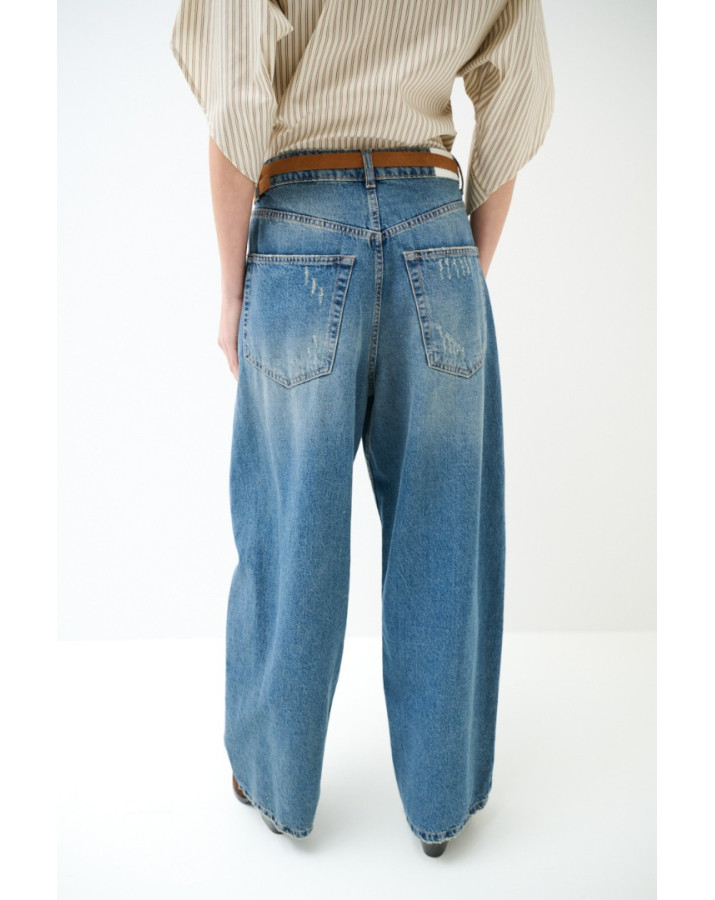 KIKISIX ΜΠΛΕ ΤΖΙΝ ΜΕ ΦΑΡΔΙΑ ΓΡΑΜΜΗ KXPA1910BLU