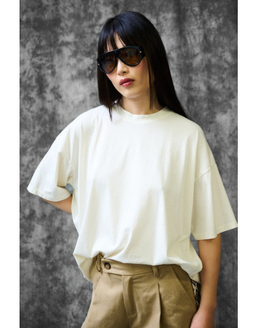 KIKISIX ΚΟΝΤΟΜΑΝΙΚΗ ΦΑΡΔΙΑ ΜΟΝΟΧΡΩΜΗ ΜΠΛΟΥΖΑ KXTS2155BCO