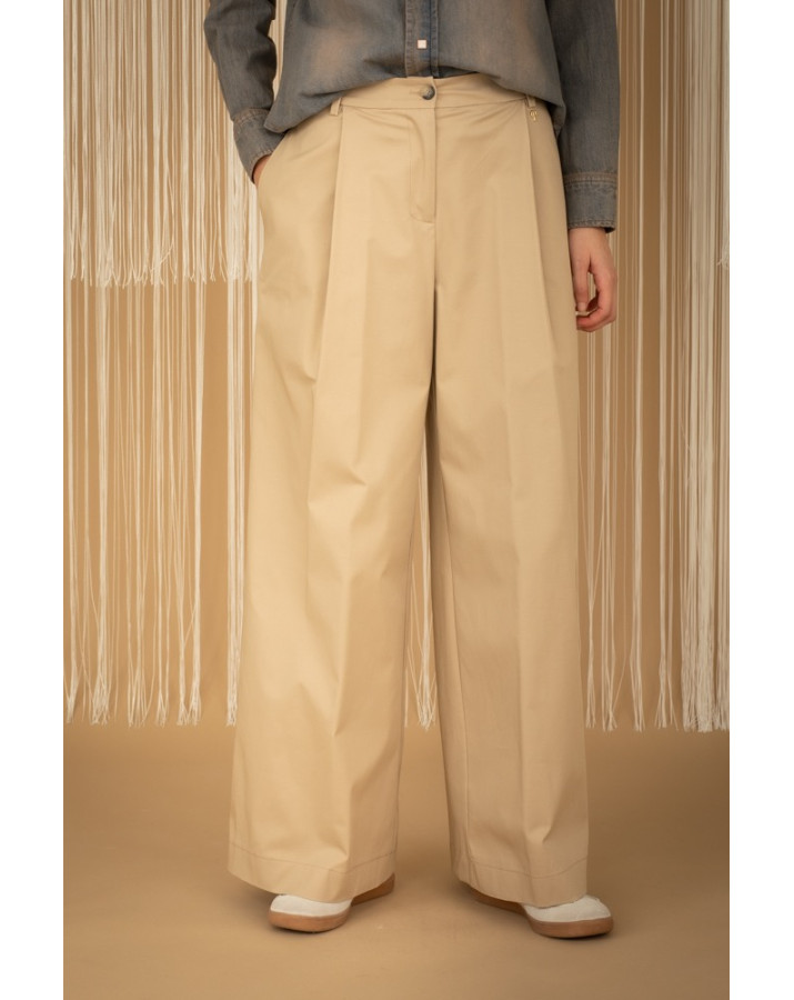 PHILIA LOFT Μπεζ παντελόνι N0044