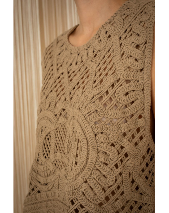 PHILIA LOFT ΠΛΕΚΤΟ ΑΜΑΝΙΚΟ ΤΟΠ F02O0229