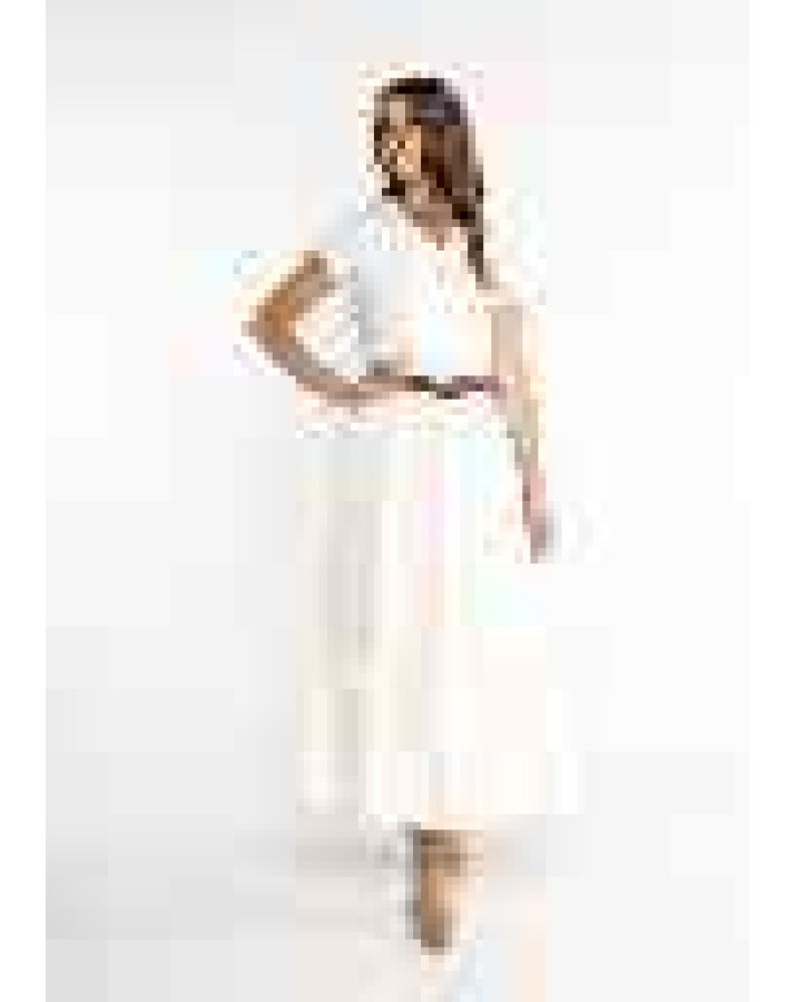 LOKITA Φόρεμα βαμβακέρο κλοςμε ζωνάκι στη μέση LOK7342