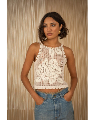 PHILIA LOFT Πλεκτό Τοπ A0157