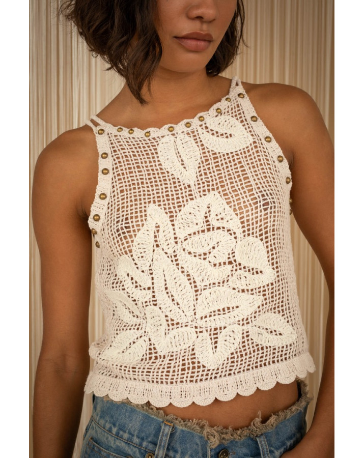 PHILIA LOFT Πλεκτό Τοπ A0157