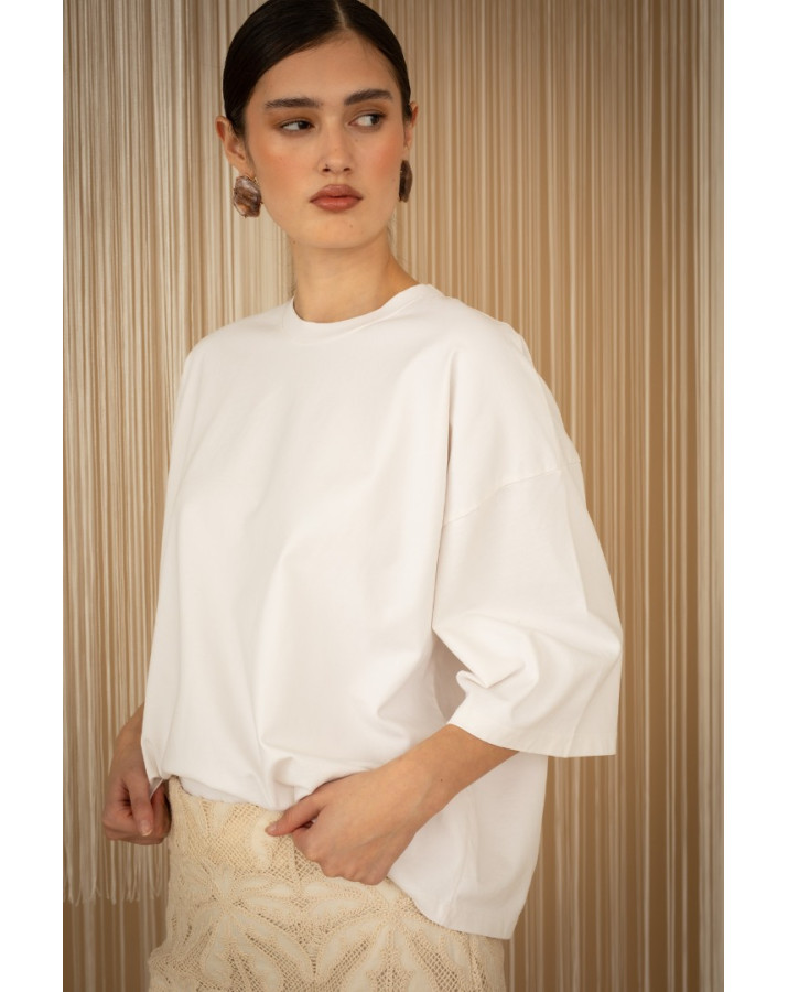 PHILIA LOFT T-Shirt κοντομάνικο με φαρδιά μανίκια E0052