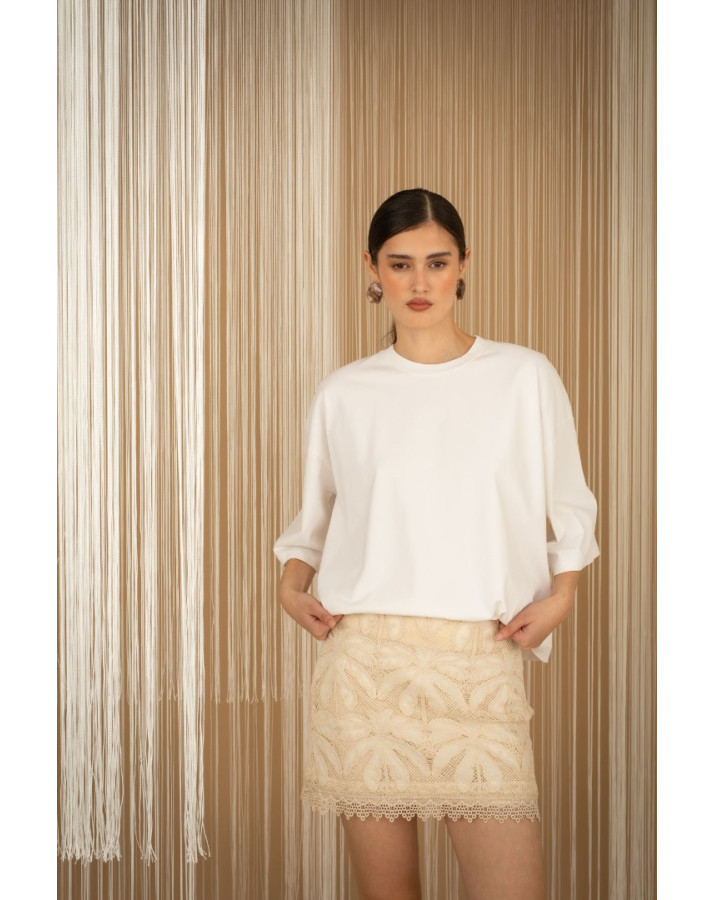 PHILIA LOFT T-Shirt κοντομάνικο με φαρδιά μανίκια E0052