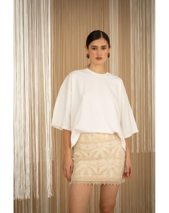 PHILIA LOFT T-Shirt κοντομάνικο με φαρδιά μανίκια E0052